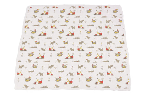 Are You My Mother? Bamboo Muslin Newcastle Blanket-4