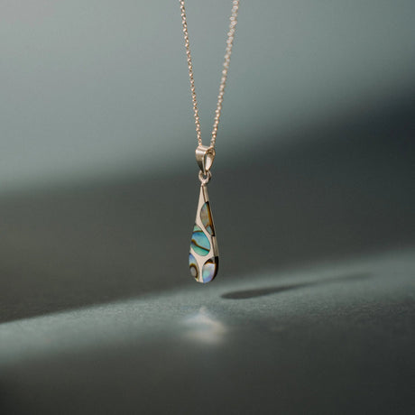 Abalone Earrings, Minimalist Earrings, Gift Set