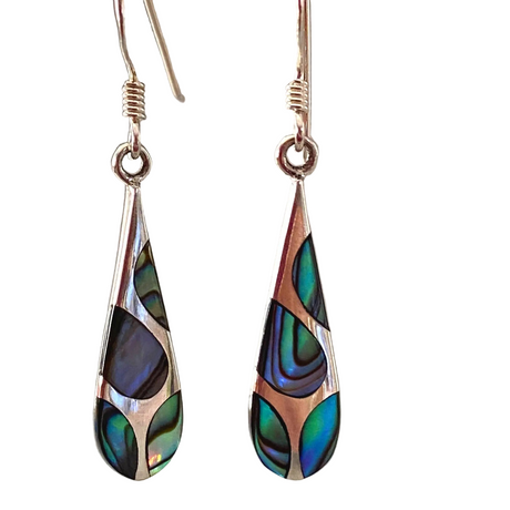 Abalone Drop Earrings - Sumiye Co