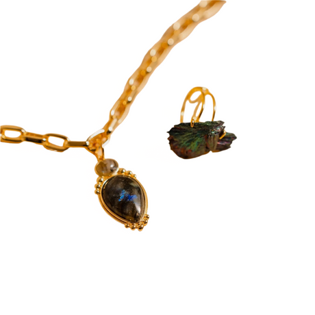 Birthstone Necklace, Gemstone Set Jewelry by Phoebe`s - Sumiye Co