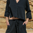 Aura Drawstring Shorts - Black - Sumiye Co