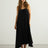 Aura Low Back Maxi Dress - Black - Sumiye Co