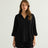 Aura Maxi Shirt - Black - Sumiye Co