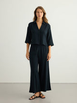 Aura Mini Shirt - Black - Sumiye Co