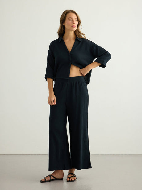 Aura Mini Shirt - Black - Sumiye Co