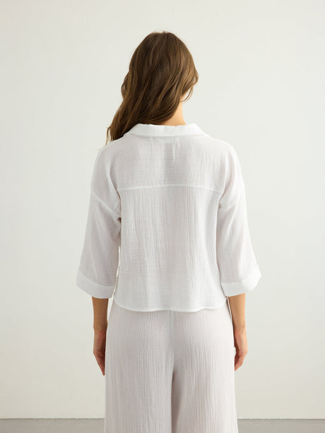 Aura Mini Shirt - White - Sumiye Co