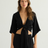 Aura Wrap Top - Black - Sumiye Co