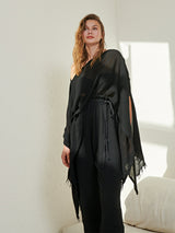 Ava Kimono - Black - Sumiye Co