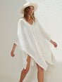 Ava Kimono - White Stripes - Sumiye Co