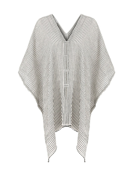 Ava Kimono - Black Stripes - Sumiye Co