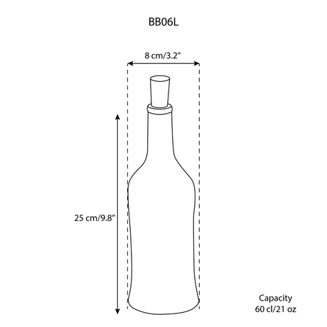 Stoneware Olive Oil Dispenser - Brutto 21 oz - Sumiye Co