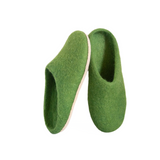 Forest Green | Luxury Organic Merino Wool Slippers - Sumiye Co