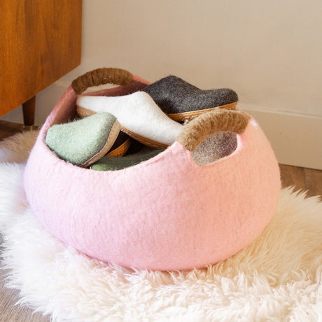 Felted Wool Basket - Sumiye Co