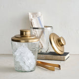 Pebbled Ice Bucket / Tongs Set - Sumiye Co