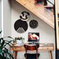 12" Modern Woven Bowl - Black Geo | Home Decor