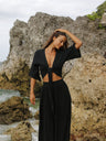 Bali Wrap Top - Black - Sumiye Co