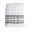 Organic Belgian Waffle Bath Sheet - Ash - Sumiye Co