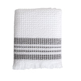 Organic Belgian Waffle Bath Sheet - Ash - Sumiye Co