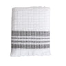 Organic Belgian Waffle Bath Sheet - Ash - Sumiye Co