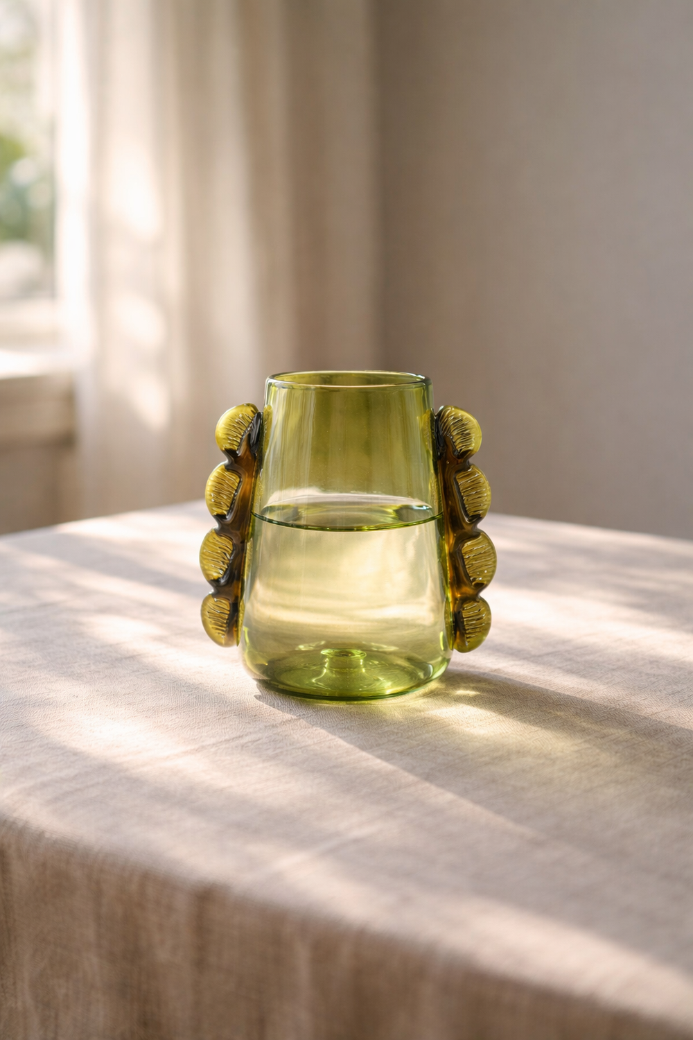 Betta Green Glass Vase - Sumiye Co