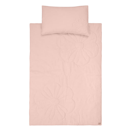 Linen "Light Pink" Flower Child Cover Set (Large) by Moi Mili