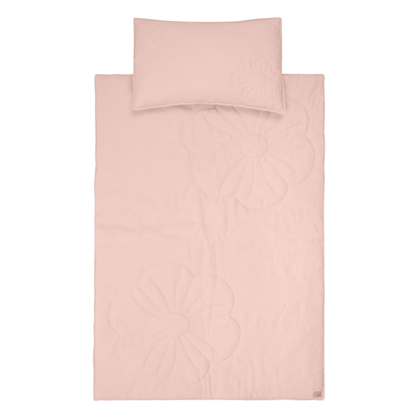 Linen "Light Pink" Flower Child Cover Set (Large) by Moi Mili