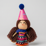 Birthday Cake Topper Doll & Candle