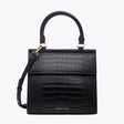 The Luncher - Black Croc | Designer Lunch Bags & Totes - Sumiye Co