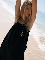 Bliss Flow Maxi Dress - Black - Sumiye Co