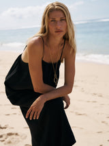 Bliss Flow Maxi Dress - Black - Sumiye Co