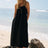 Bliss Flow Maxi Dress - Black - Sumiye Co