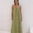 Bliss Flow Maxi Dress - Khaki Green - Sumiye Co