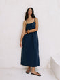 Bliss Flow Maxi Dress - Navy - Sumiye Co