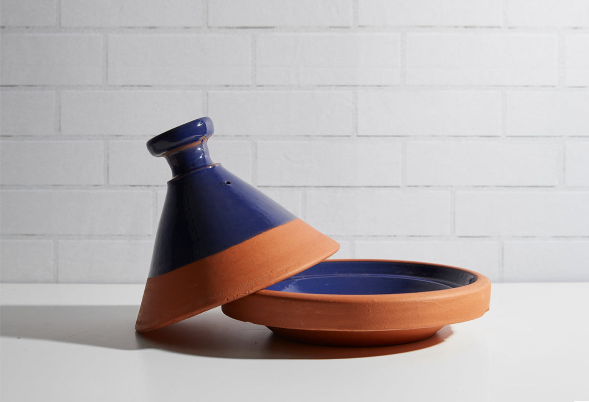 Moroccan Cooking Tagine for Two 9"H x 11"D (4 Colors) - Sumiye Co