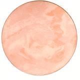 Round pinkish-beige color swatch on a white background