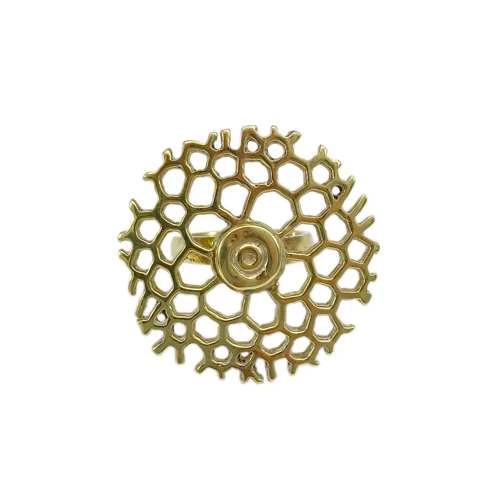 Bombshell Honeycomb Ring-0