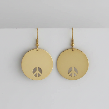 Earrings | Artisan Made Bombshell Peace - Sumiye Co