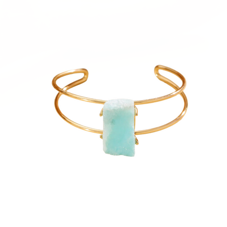 Bracelet with Celestite | Blue Crystal | Serenity and Spiritual Connection by Phoebe`s - Sumiye Co