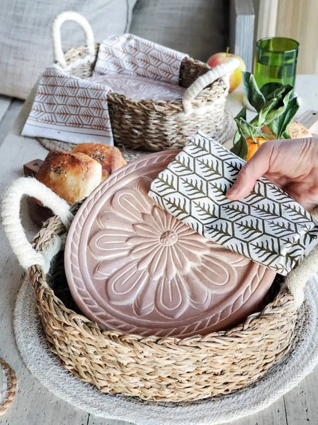 Bread Warmer & Basket - Vintage Flower KORISSA