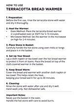 Bread Warmer & Basket - Garden Round-3