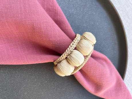 Woven Beads Napkin Ring – Table Decor Colombia - Sumiye Co