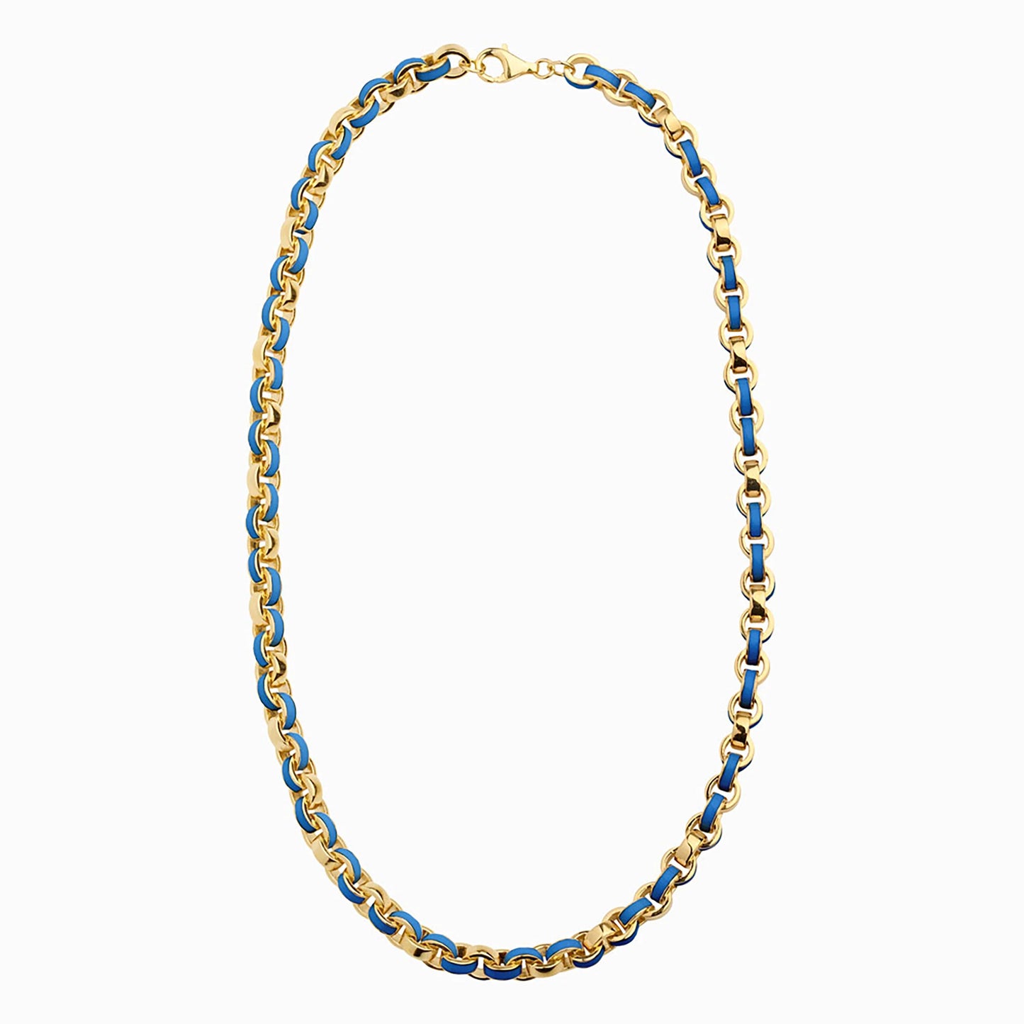 Chunky Colored Enamel Necklace