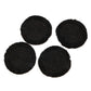 Modern Fringed Coasters - Black, Set of 4 | Home Decor