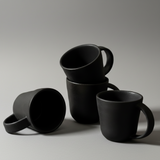 S/4 Tunisian Mug - Matte Black - Sumiye Co