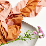 Hand Embroidered Modern Artisanal Scarf