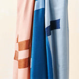 Hand Embroidered Modern Artisanal Scarf