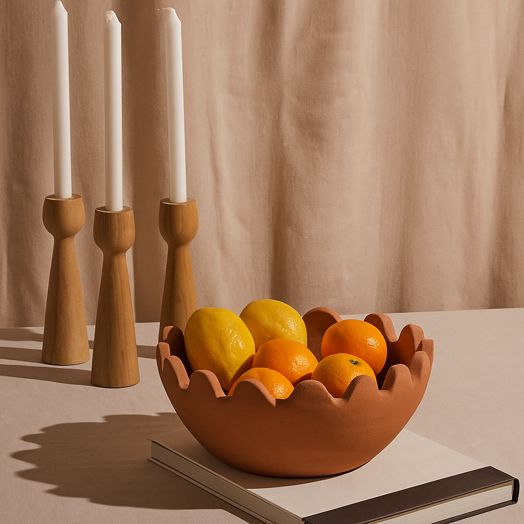 Ena Terracotta Bowl | Artisan Made - Sumiye Co