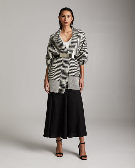 Chevron Shawl in Baby Alpaca - Sumiye Co