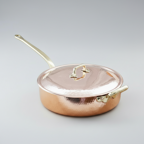 Copper Large Sauté Pan | Vintage French Inspired - Sumiye Co