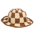 Summer Bucket Hat - Crocheted Checkered by Made by Minga - Sumiye Co